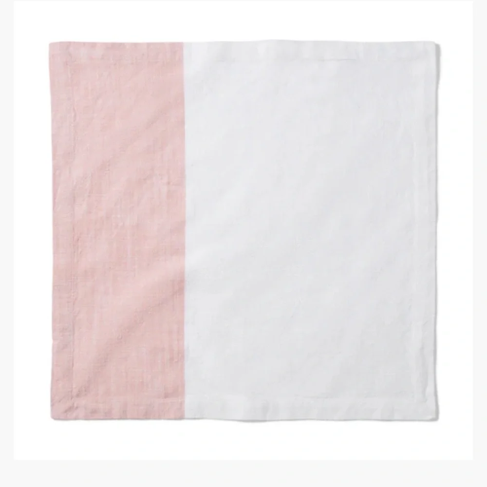 Leeway Home Everyday Cotton Napkins Rose Set of 4 NWT